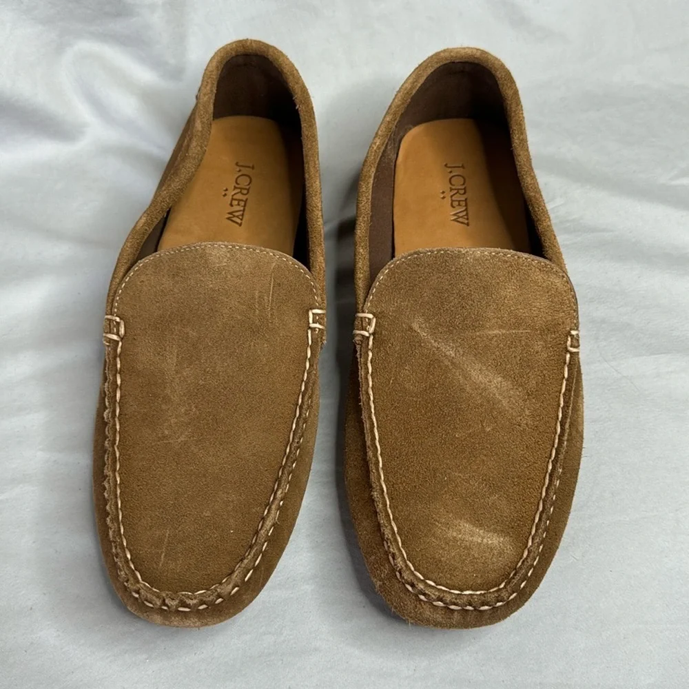 J. Crew Factory Suede Driving Loafers